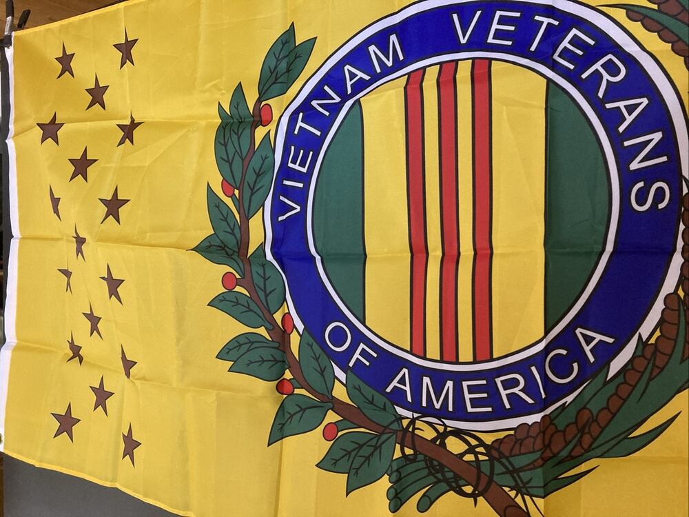 Vietnam Veterans of America 3x5 Flag with Brass Grommets 100% Polyester
